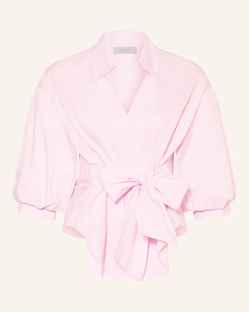 Rich&Royal Wickelbluse Rosa