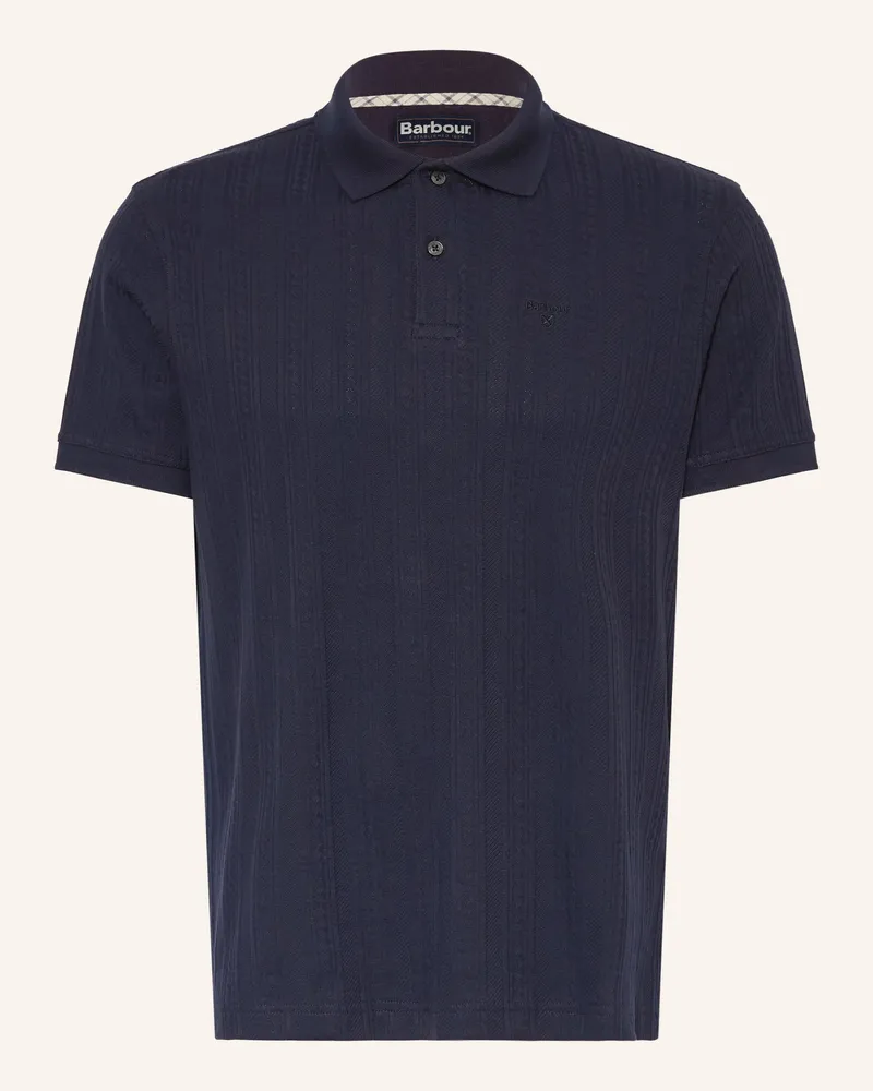 Barbour Jersey-Poloshirt HARWELL Dunkelblau