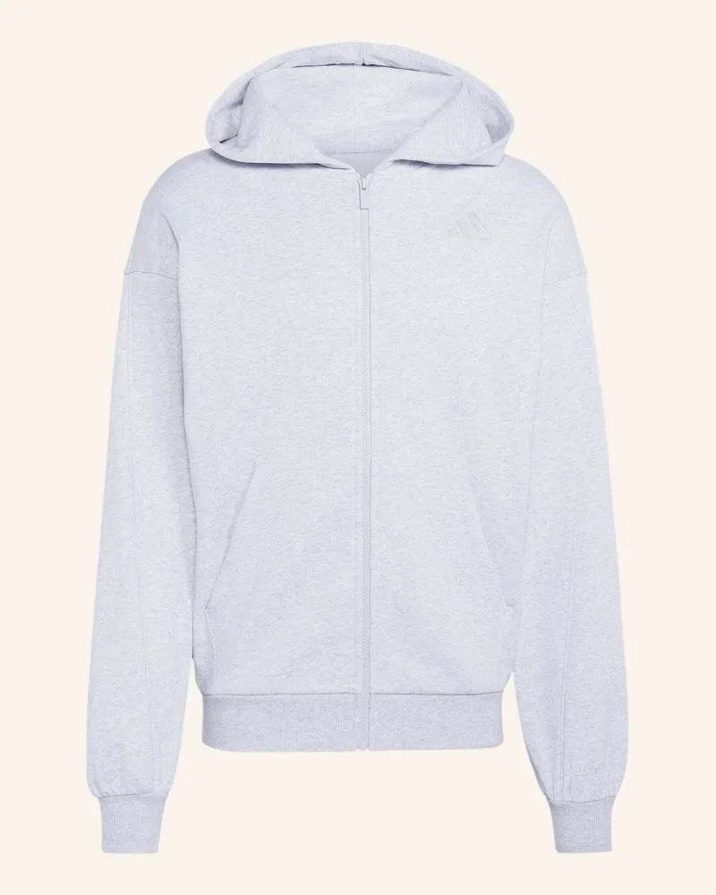 adidas Adidas Kit Kapuzenjacke, Kleines Logo grau Grau