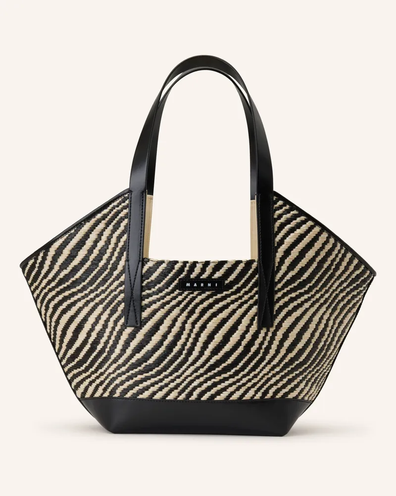 Marni Shopper schwarz Schwarz