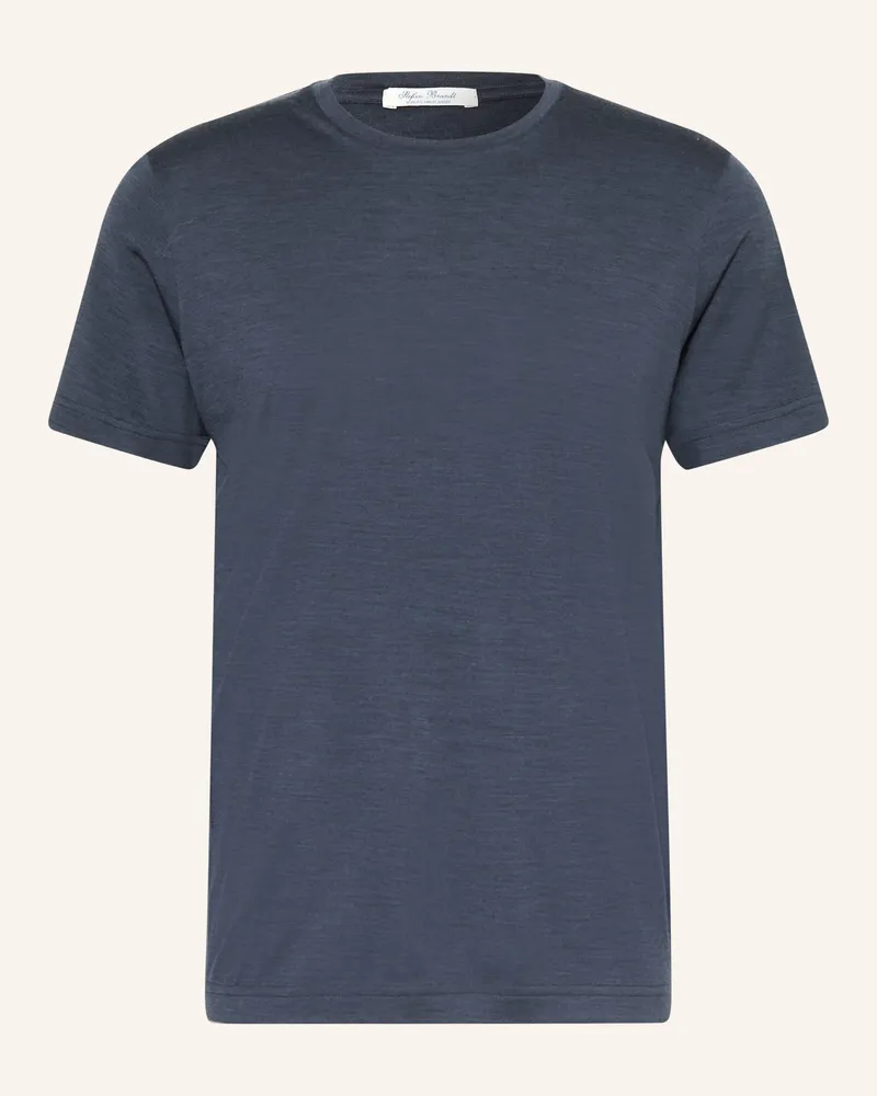 Stefan Brandt T-Shirt blau Dunkelblau