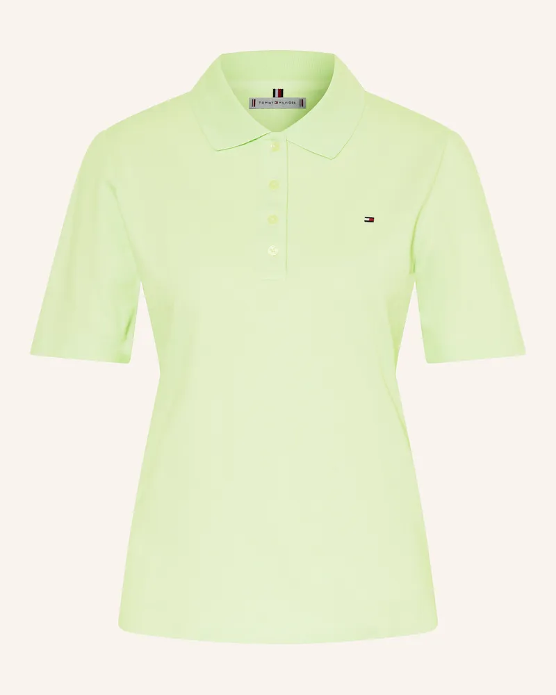 Tommy Hilfiger Piqué-Poloshirt Hellgrün