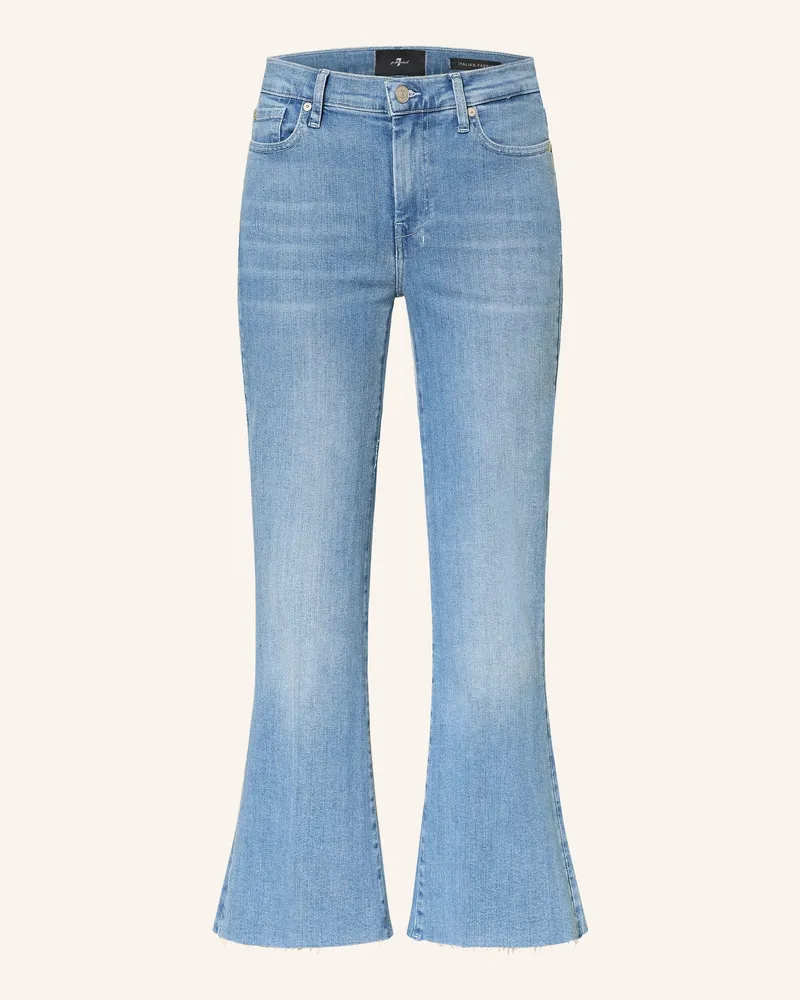 7 for all mankind Jeans Cropped Dojo blau 1zh