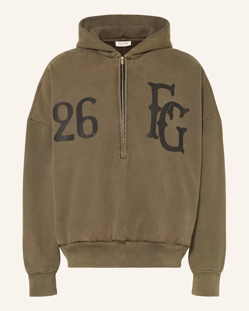 Fear of God Oversized-Hoodie braun Khaki