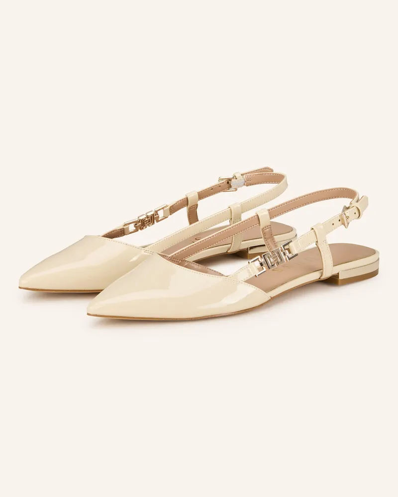 Guess Slingballerinas Franie beige Ecru