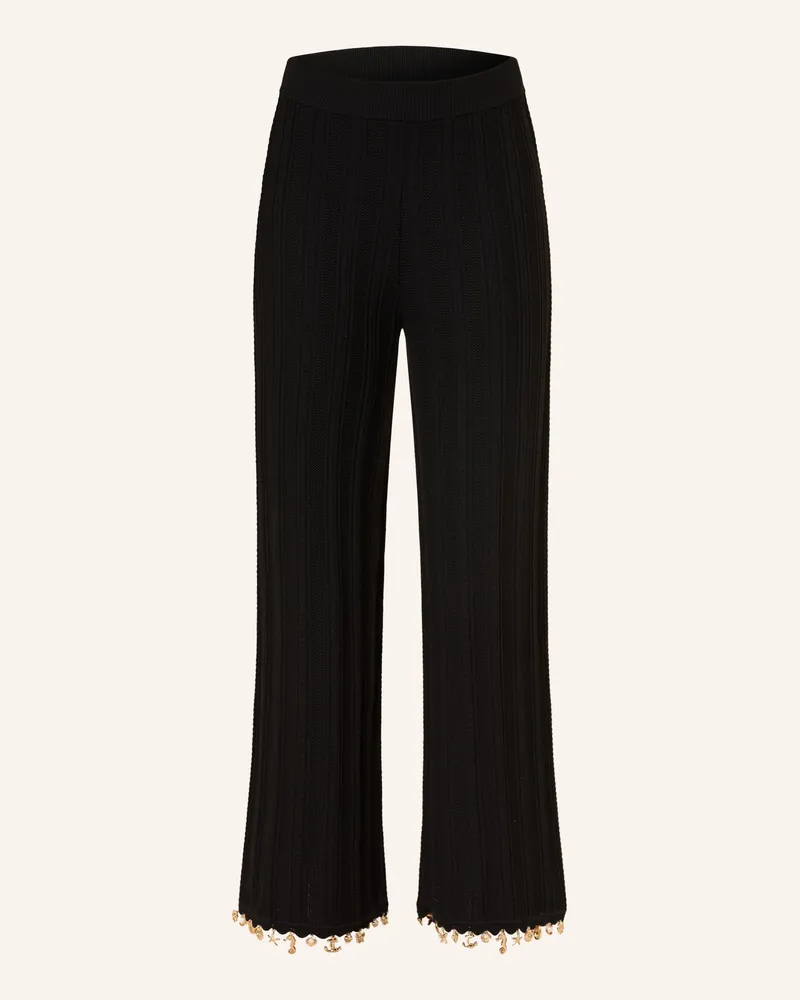 Maje Strickhose Schwarz