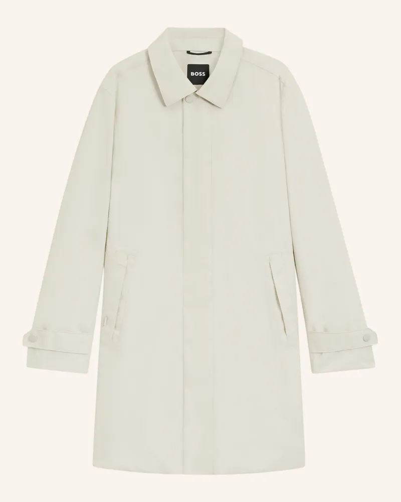 HUGO BOSS Klassischer Mantel P-JARED-GORETEX-253F Regular Fit Weiss