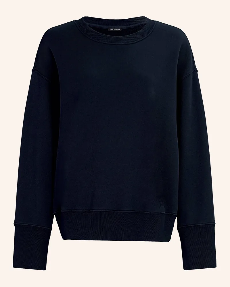 True Religion Sweatshirt Willow blau Dunkelblau