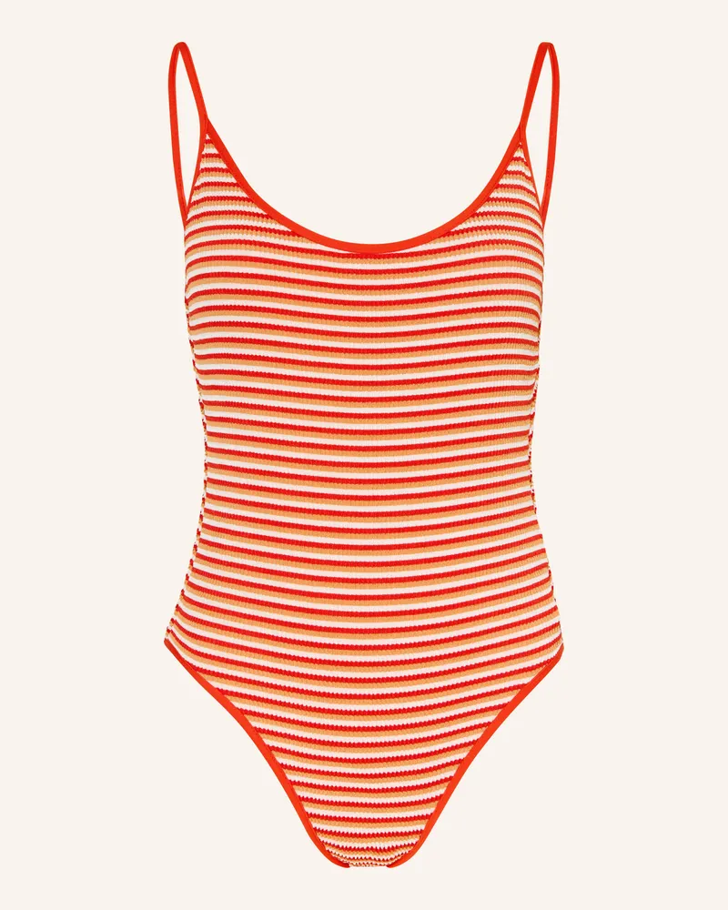 Seafolly Australia Badeanzug Horizons rot Rot
