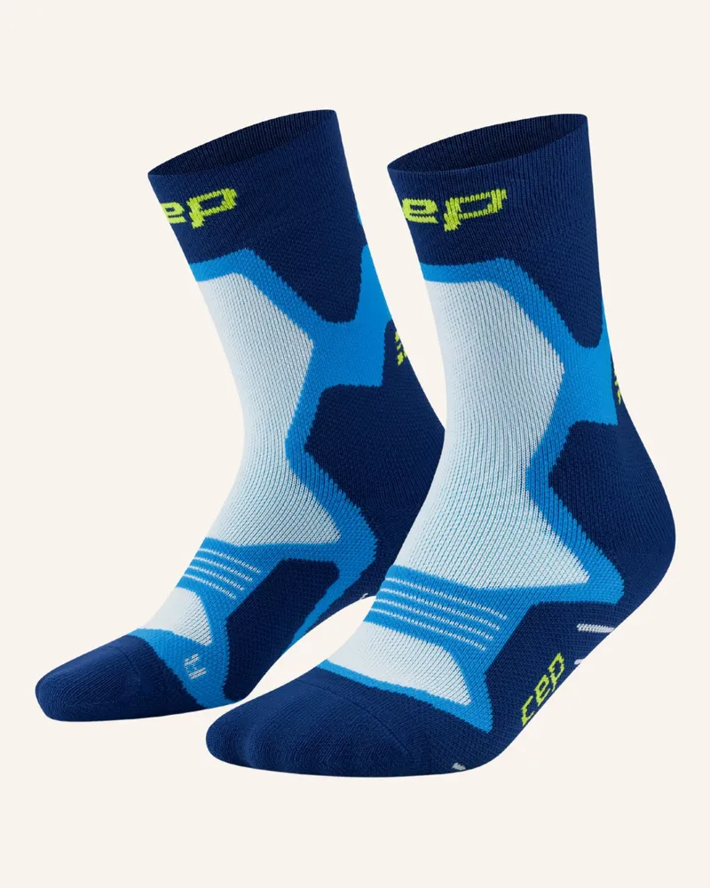 CEP Cep Run Cushion Socks Mid Cut blau Blau