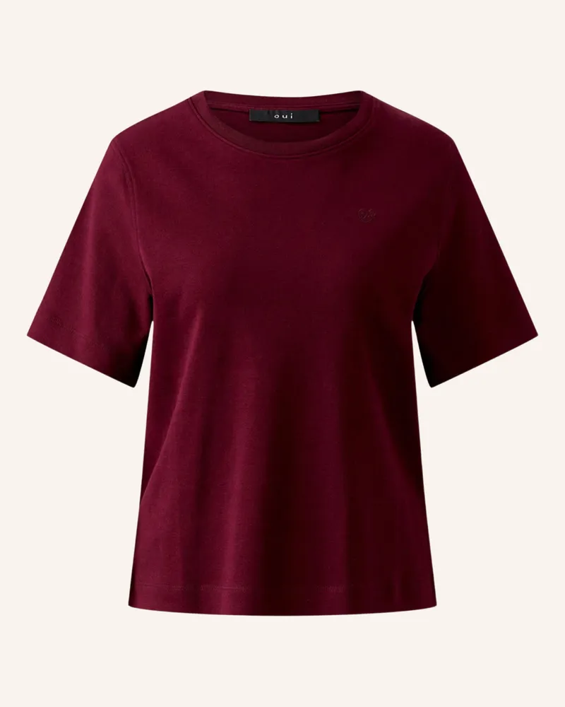Oui  T-Shirt Sveha rot Rot