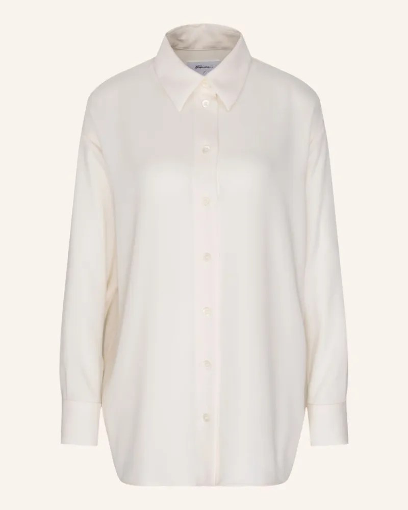 Seidensticker Oversizebluse, Longbluse weiss Weiss