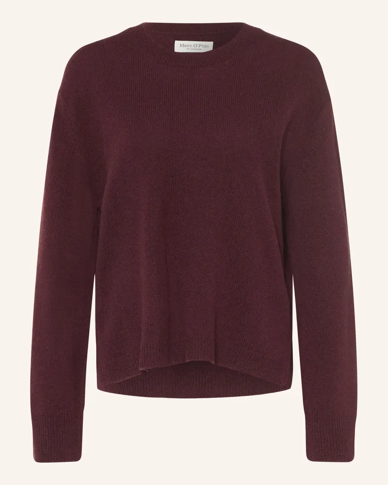 Marc O'Polo Pullover rot Dunkelbraun