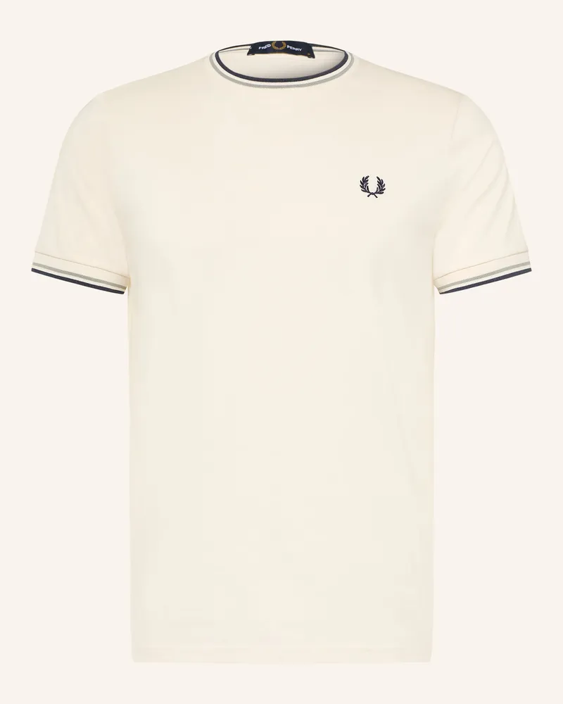 Fred Perry T-Shirt weiss Creme