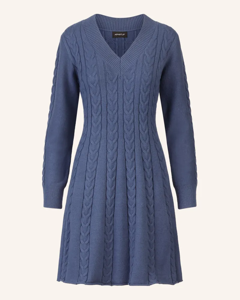 Apart Strickkleid Blau
