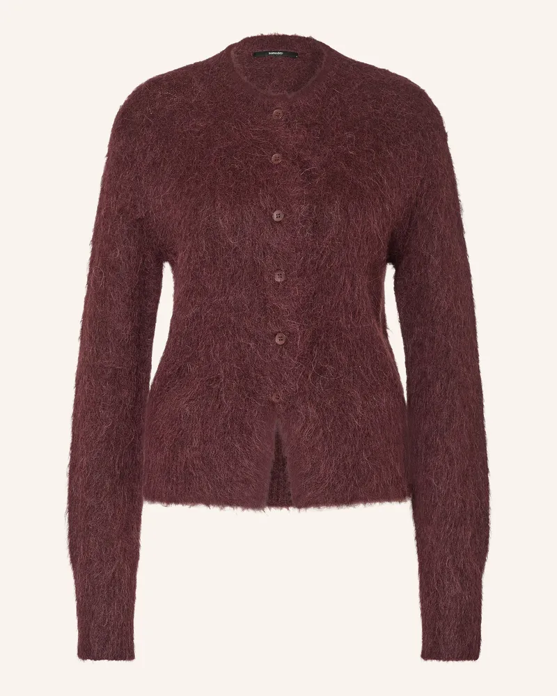 someday. Strickjacke Tulinda Mit Alpaka braun Dunkelbraun