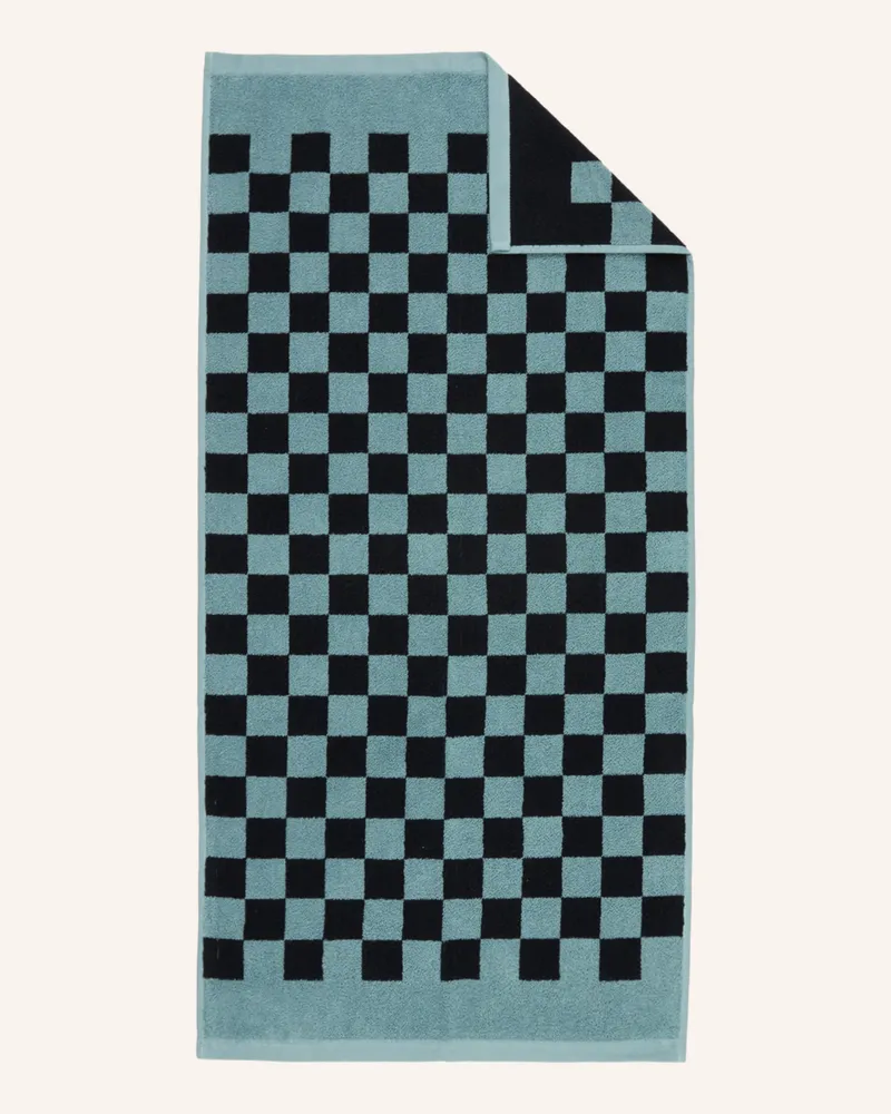 Marc O'Polo Handtuch CHECKER Hellblau