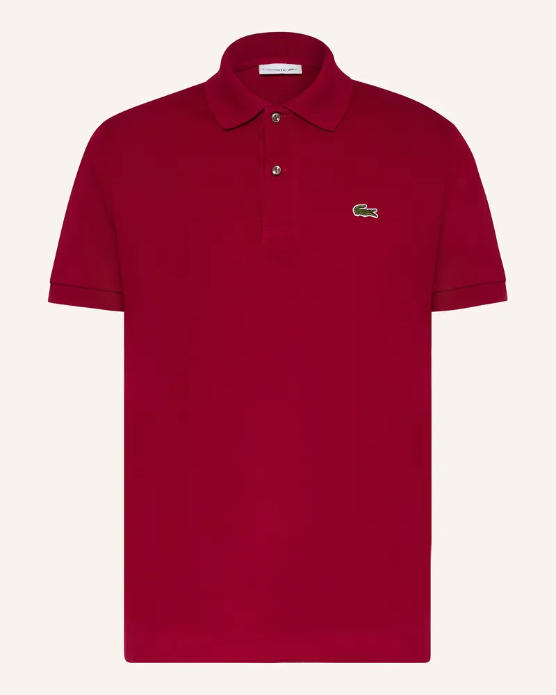 Lacoste Piqué-Poloshirt Classic Fit Dunkelrot