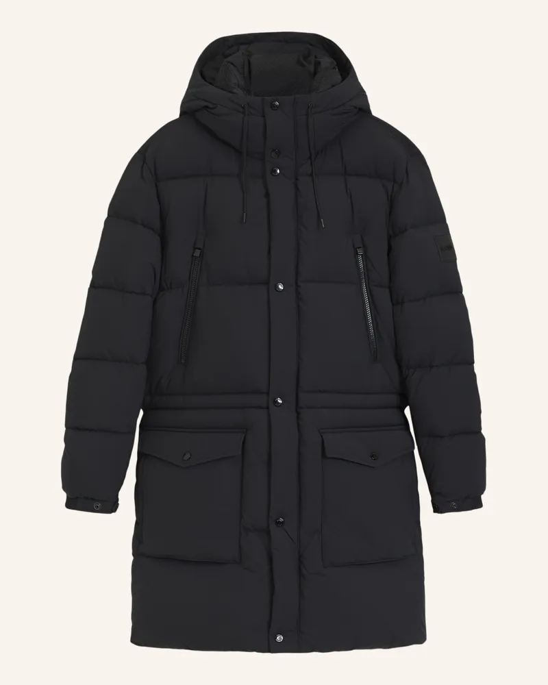 HUGO BOSS Casual Jacke H-CONDOLO2_IN Regular Fit Schwarz