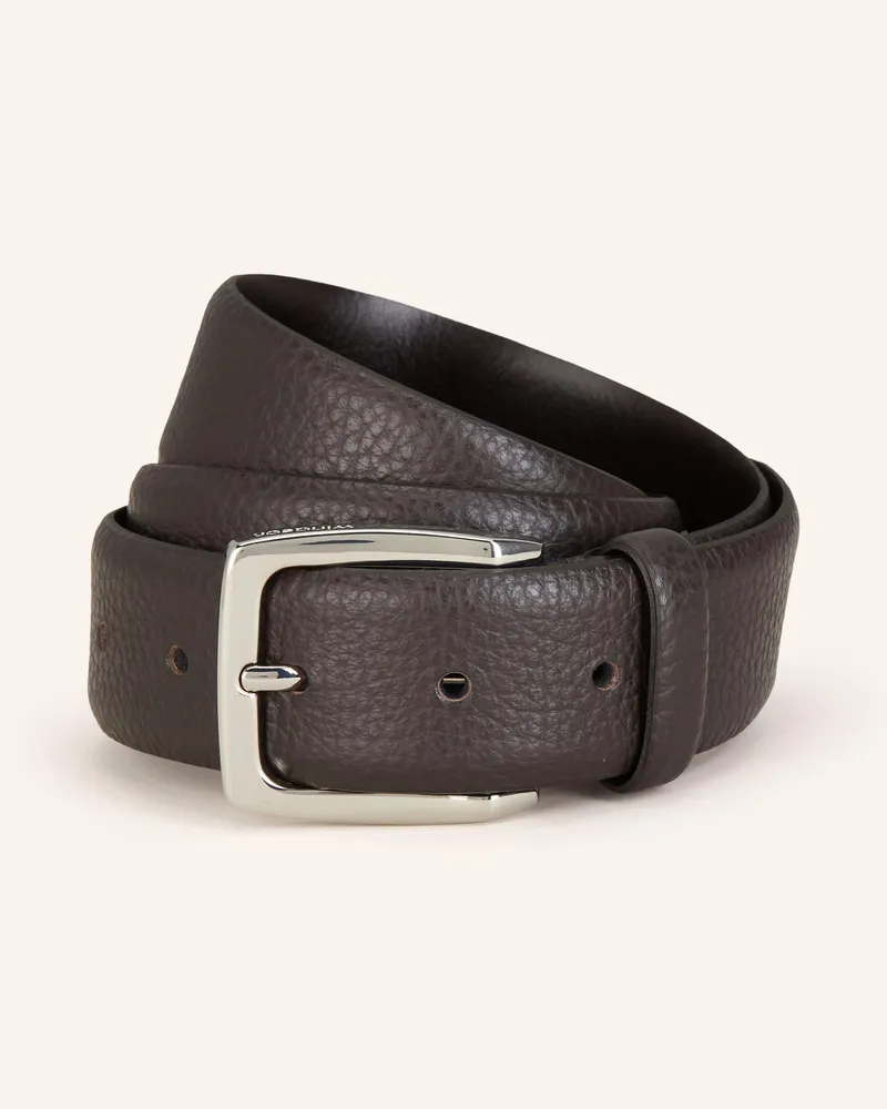 windsor. Ledergürtel braun Dunkelbraun