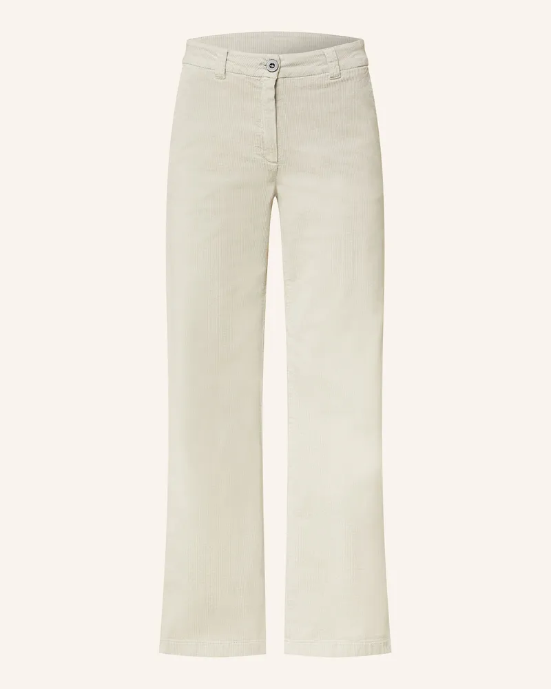 Lanius Marlenehose aus Cord Hellgrau