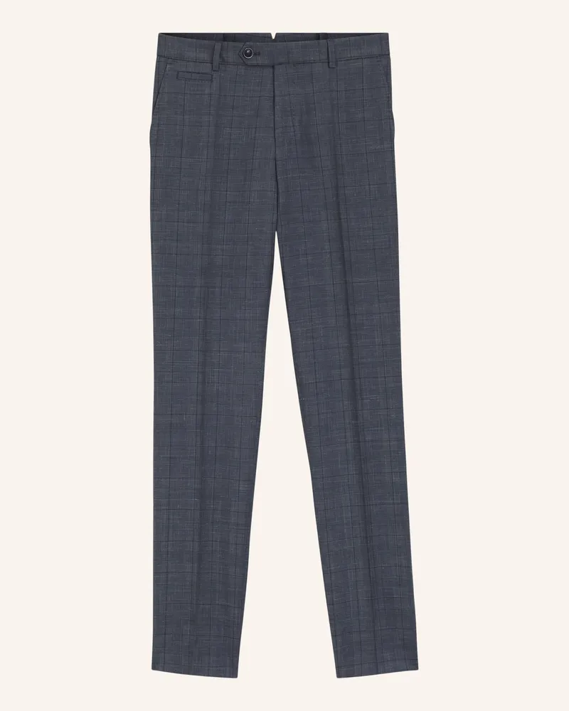HUGO BOSS Business Hose L-Gee-Detail-Lp-261 Slim Fit blau Dunkelblau