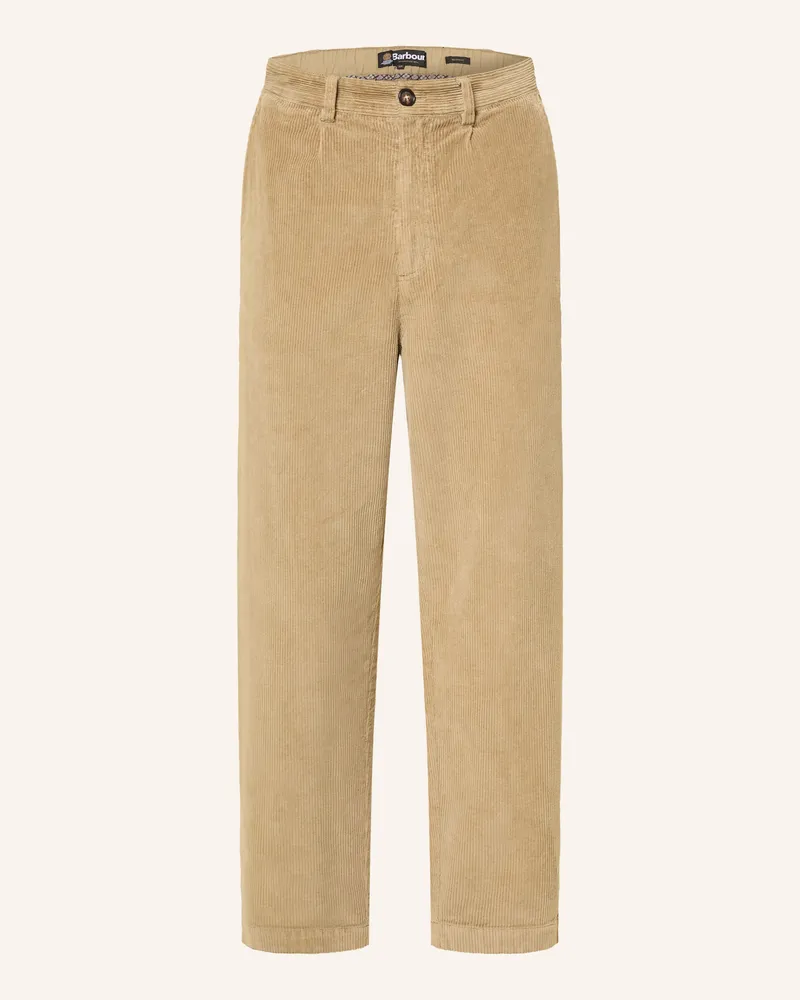 Barbour Cordchino Stretch braun Hellbraun