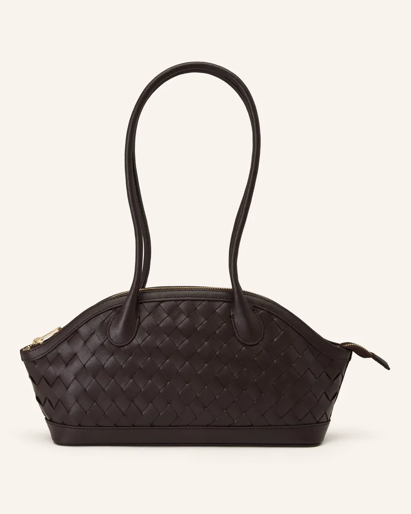 NÚNOO Schultertasche AYO Dunkelbraun