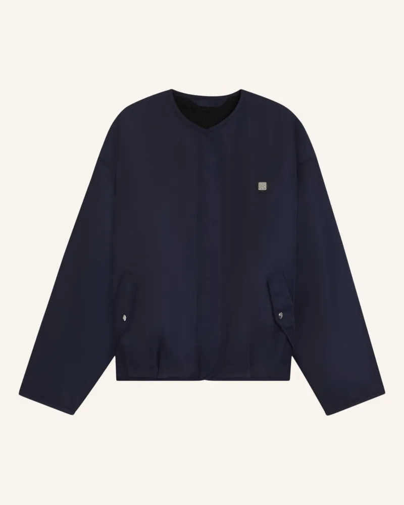 HUGO BOSS Casual Jacke FALORANA-1 Regular Fit Dunkelblau