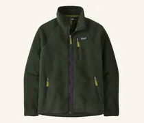 Fleece Retro Pile gruen