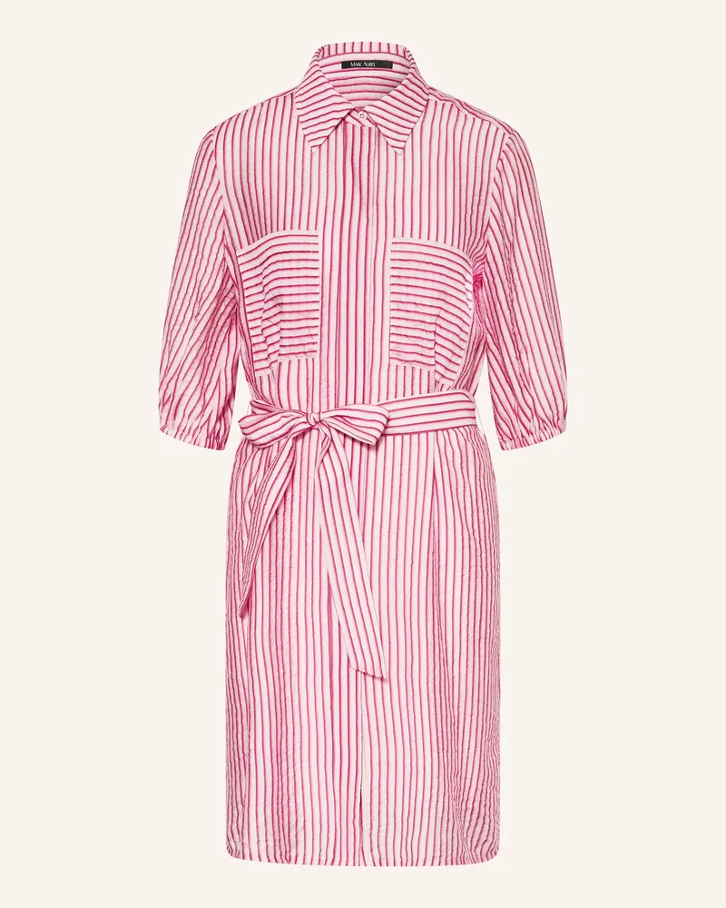 MARC AUREL Hemdblusenkleid mit 3/4-Arm Pink