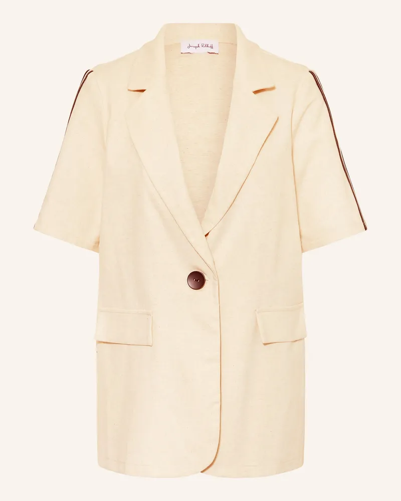 Joseph Ribkoff Blazer Mit Leinen beige Creme