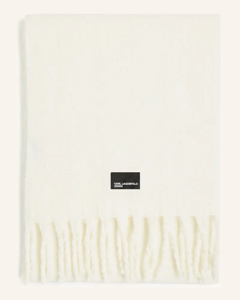 Karl Lagerfeld Schal Weiss
