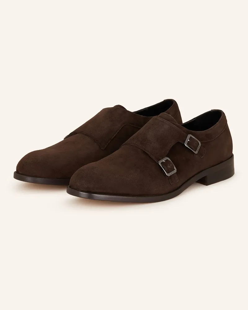 HUGO BOSS Double-Monks LIMBER Dunkelbraun