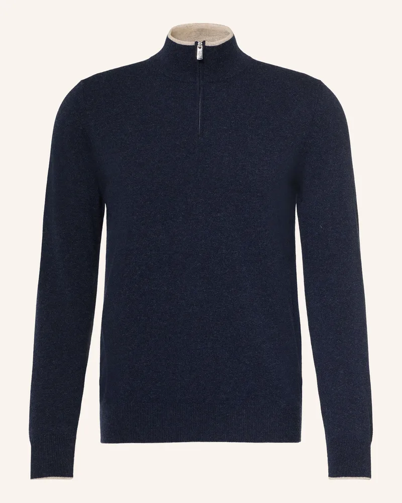 Fedeli Troyer Mit Cashmere blau Dunkelblau