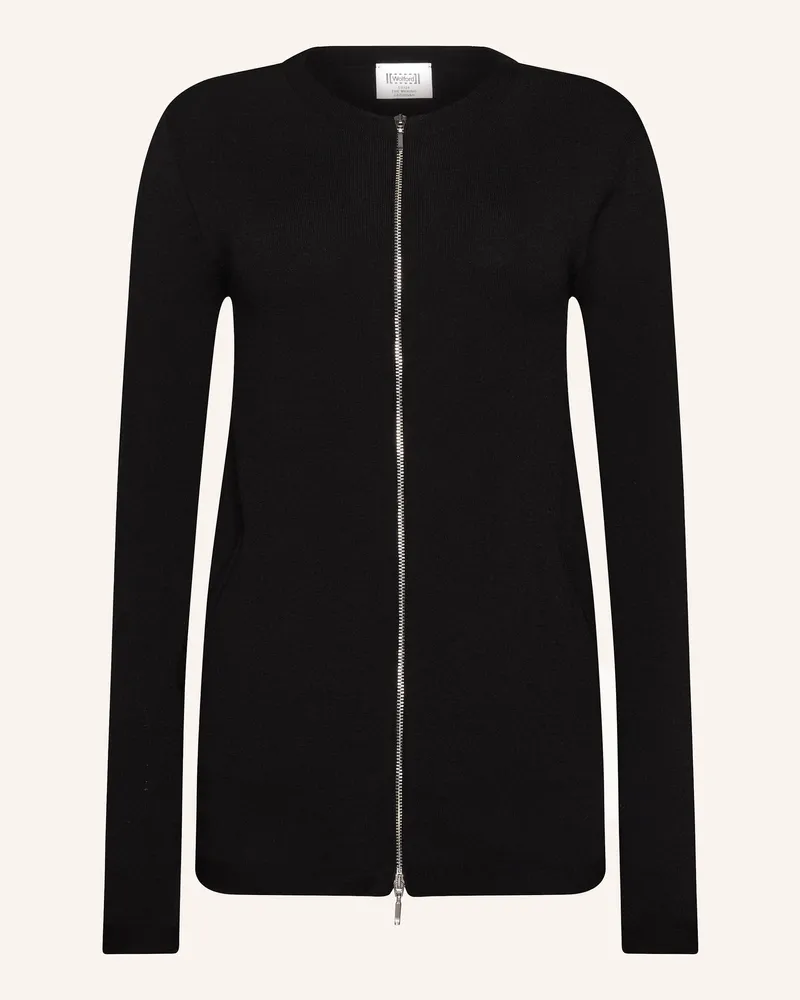 Wolford Strickjacke, Jacke & Weste The Merino Cardigan schwarz Schwarz