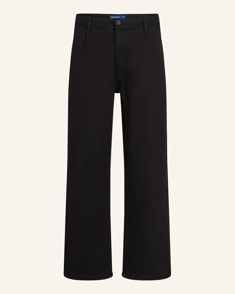 Karl Lagerfeld Hose schwarz Schwarz