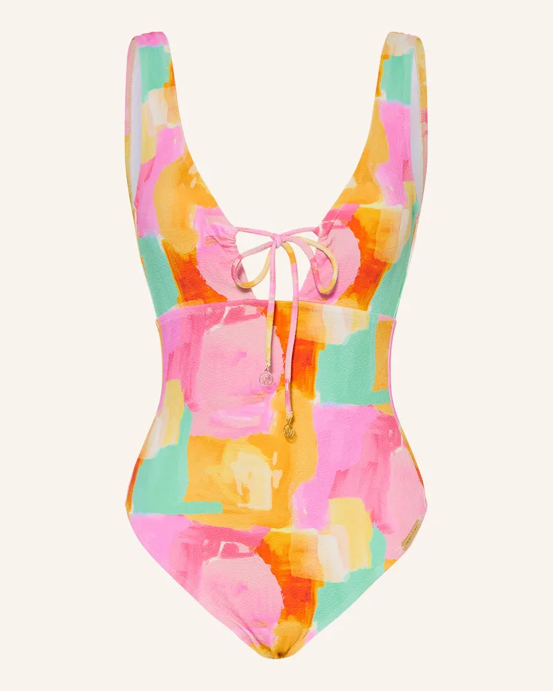 watercult Badeanzug Empowered Play rosa Pink
