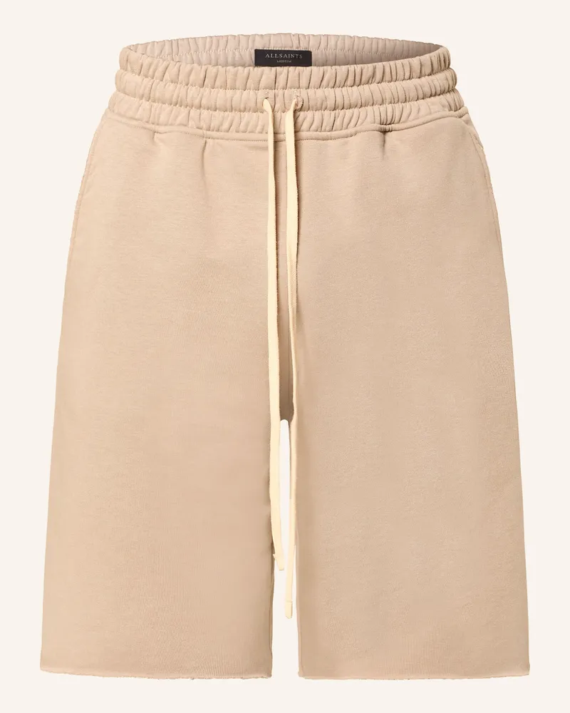 AllSaints Sweatshorts Helix braun Hellbraun
