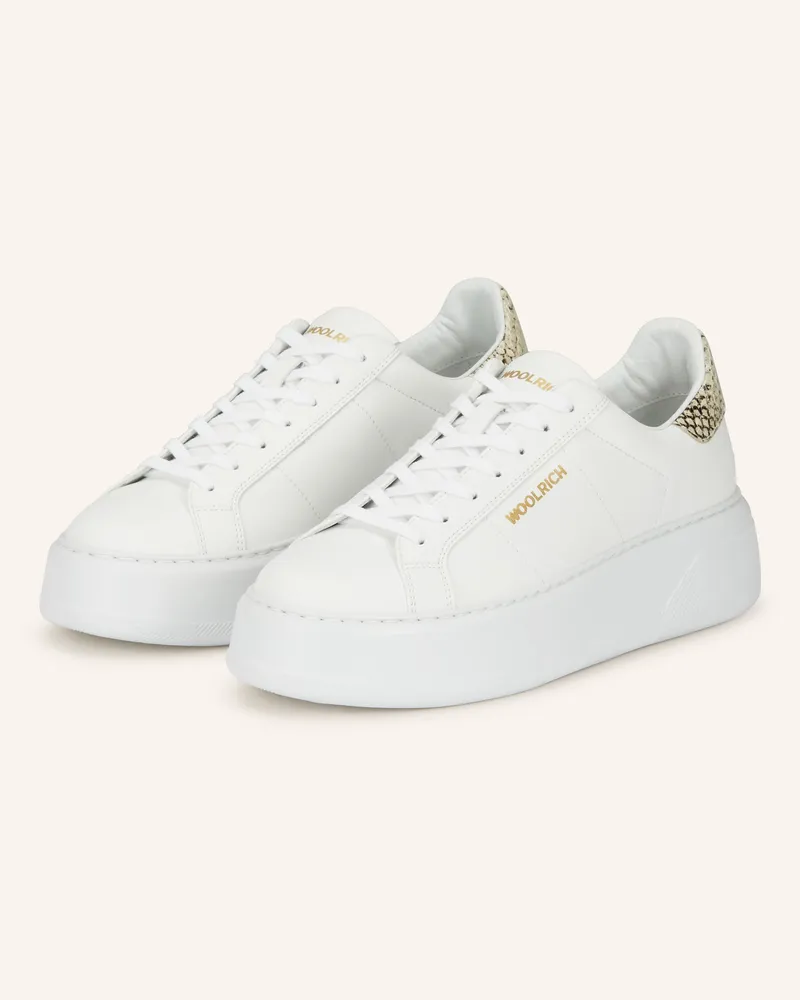 Woolrich Sneaker weiss Weiss