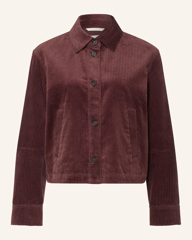 Marc O'Polo Cord-Overshirt rot Dunkelrot