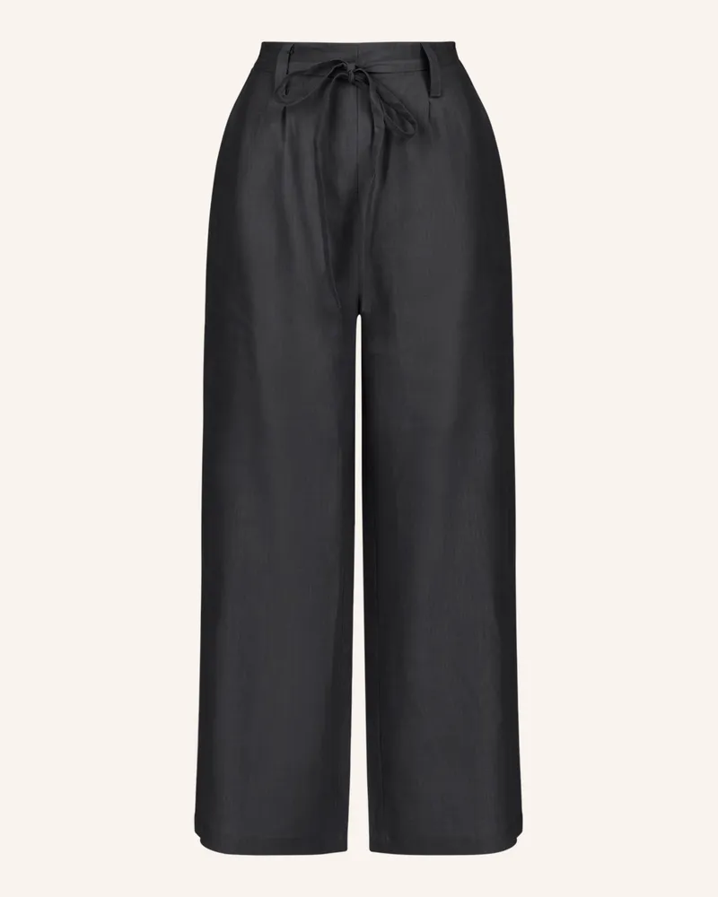 Mint & Mia Leinen Hose Schwarz