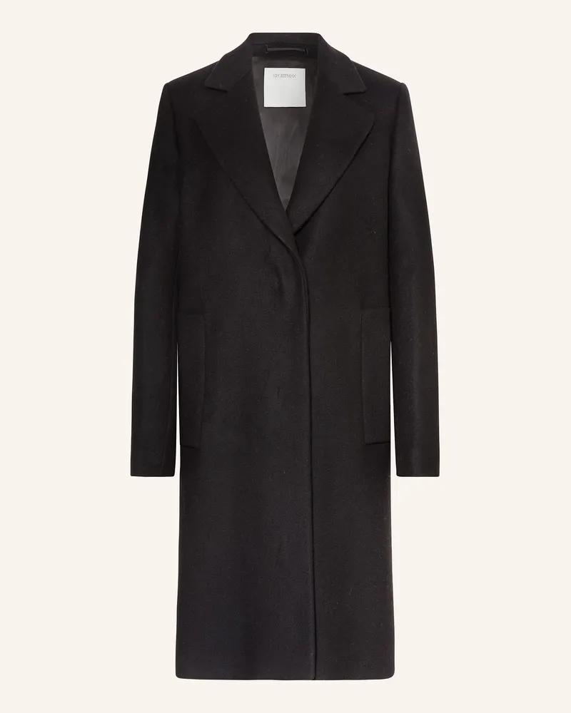 SPORTMAX Wollmantel ALA Schwarz