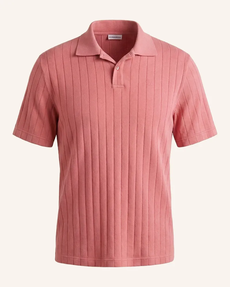 J.Lindeberg Kurzarm‑Polo‑Top pink Pink