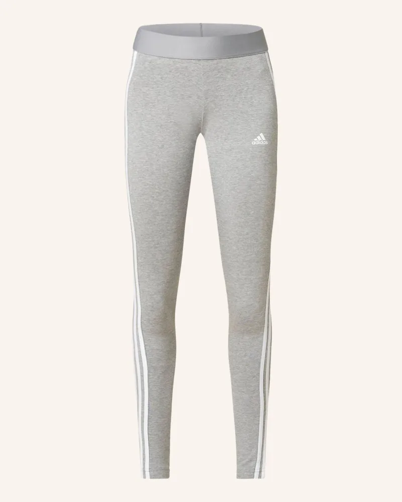 adidas Tights Essentials 3-Stripes grau Grau