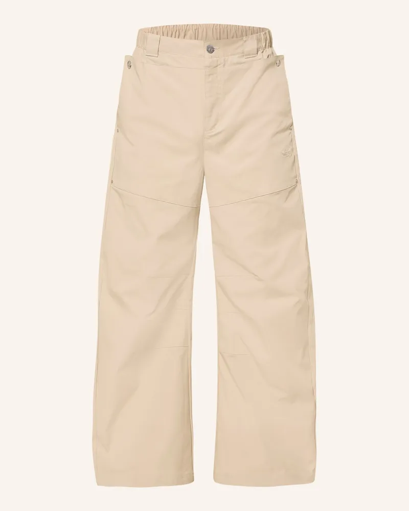 adidas Hose PREMIUM ESSENTIALS Loose Fit Beige