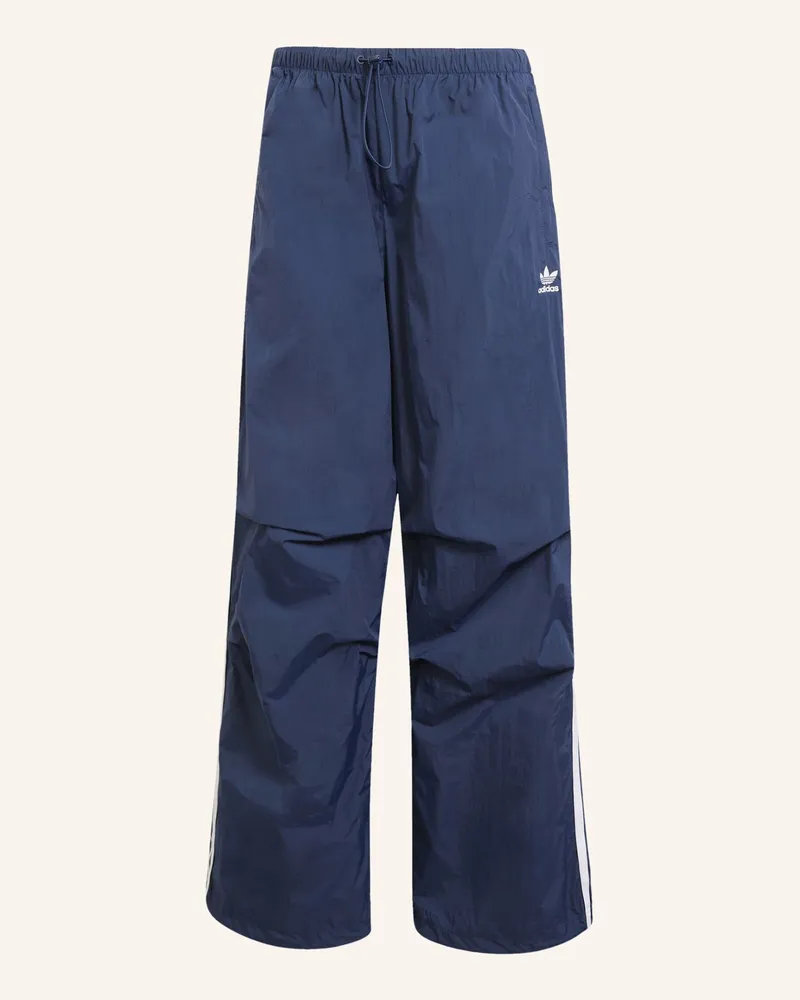 adidas 3-STREIFEN WOVEN PARACHUTE HOSE Blau