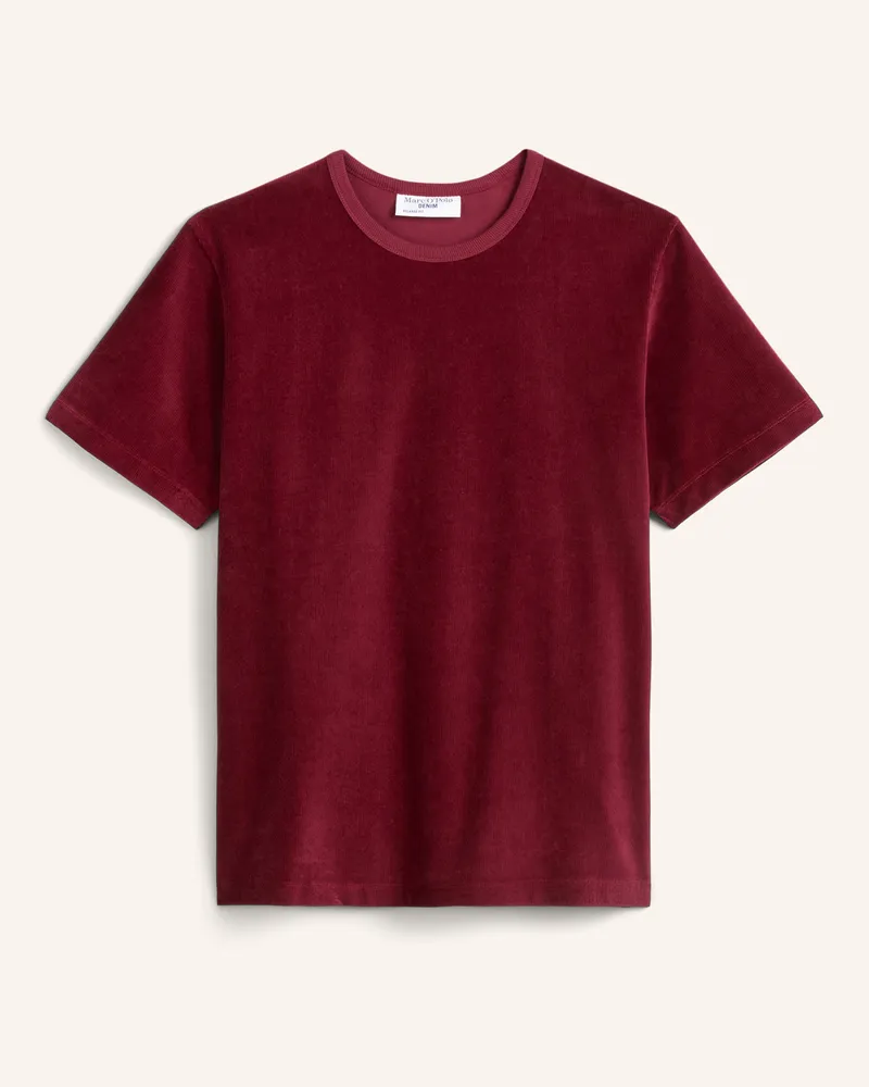 Marc O'Polo T-Shirt Dunkelrot