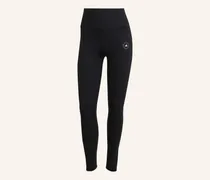 Adidas By Stella Mccartney 7/8 Yoga-Leggings schwarz