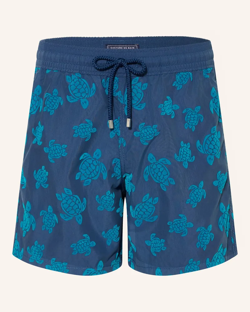 Vilebrequin Badeshorts Moorea blau Blau